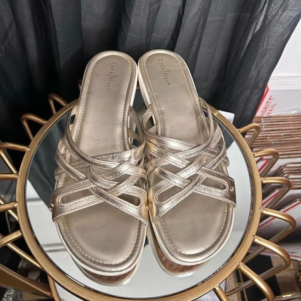Cole Haan Air Ezra Strappy Wedge - Picture 2 of 8